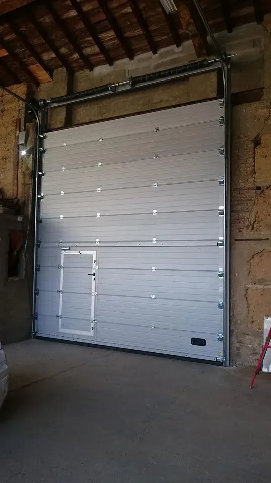 pose porte de garage